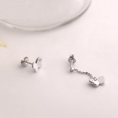 925 Silver Asymmetrical Butterfly Silver Studs