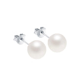 925 Silver Freshwater Pearl Studs