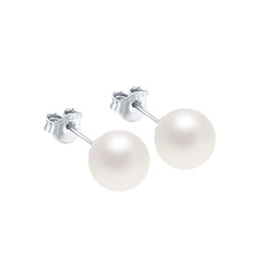 925 Silver Freshwater Pearl Studs