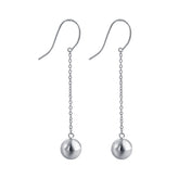 925 Smooth Ball Earrings - Elegant Silver Drops