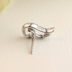 925 Silver Angel Wing Studs Earrings