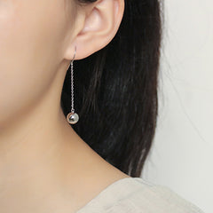 925 Smooth Ball Earrings - Elegant Silver Drops