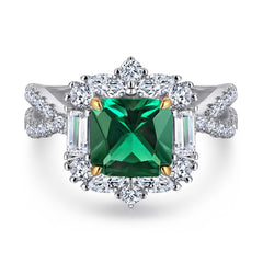 925 Silver Multi Type CZ Ring Set