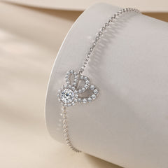 S925 Silver CZ Bracelet - Dior Inspired Jewelry