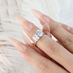 925 Silver CZ Ring - Minimalist Women's Jewelry