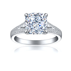925 Silver 3.5ct Statement Ice Ring