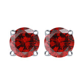925 Silver Round Solitaire Zirconia Studs