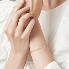S925 D-color Moissanite Bracelet - Luxe Jewelry