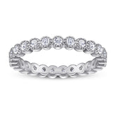 925 Silver White & Rose Gold Plated Ring