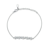 S925 CZ Pave Necklace Set - Luxe Silver Jewelry