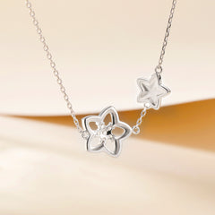 S925 Silver Star Pendant Necklace