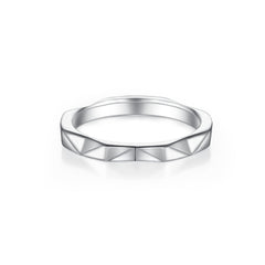 925 Silver Polished Pinky Band Ring