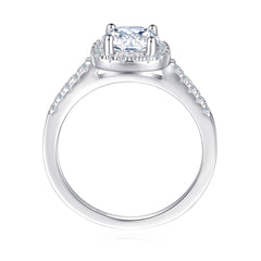 S925 Silver CZ Full Eternity Ring