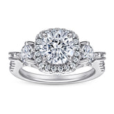 925 Silver Diamond-Like Solitaire