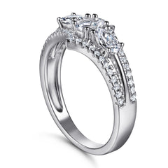 S925 Micro-Pavé CZ Ring