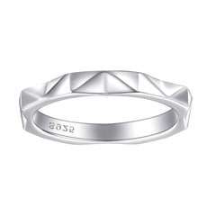 925 Silver Polished Pinky Band Ring