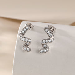 S925 Silver Full Cut Zircon Studs