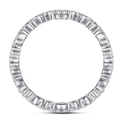 925 Silver Full Band CZ Promise Ring