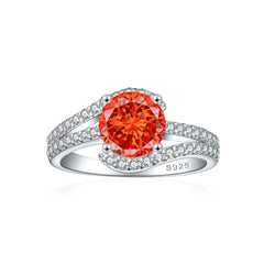 925 Silver 2ct Premium Ice Cut Ring