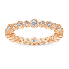 925 Silver Full Band CZ Promise Ring