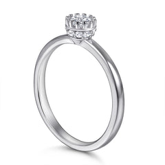 925 Silver Floral Wedding Band