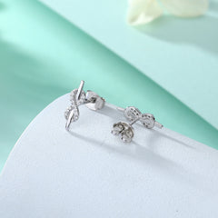 925 Silver Infinity Symbol Earrings
