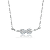 S925 Silver Infinity 8 Pendant Necklace