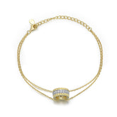 S925 18K Gold Plated Bracelet - Silver Jewelry