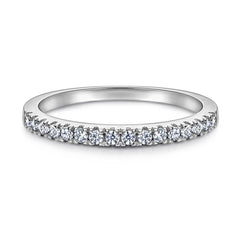 S925 Sterling Silver Zirconia Stackable Ring Set