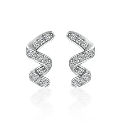 S925 Silver Full Cut Zircon Studs