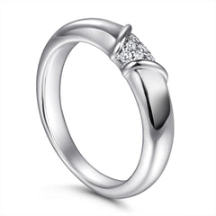 925 Silver Delicate Zirconia Ring