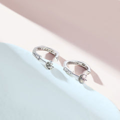 S925 Silver CC Zircon Stud Earrings