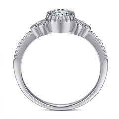 925 Silver Wedding Zirconia Ring