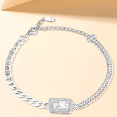 S925 Luxe Silver Bracelet - Designer Jewelry