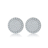 S925 Silver Full Cut Zircon Studs