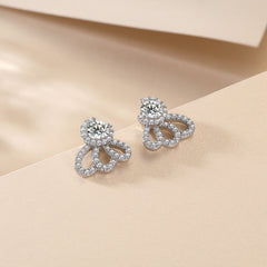 Luxury 925 Silver Zircon Studs
