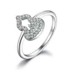 925 Silver Ring Earrings Gourd Necklace Jewelry