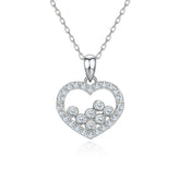 S925 Silver Heart pendant Necklace