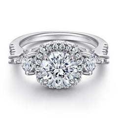 925 Silver Diamond-Like Solitaire