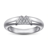 925 Silver Delicate Zirconia Ring