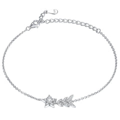 S925 Star Bracelet - Trendy Silver Jewelry