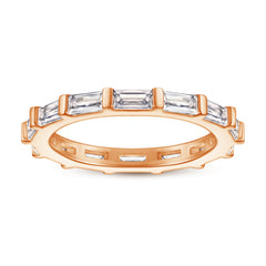 925 Silver Princess Cut Full Eternity Ring