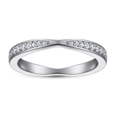 925 Silver Starry Full Pavé Band