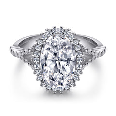 925 Silver Egg Shaped Ring Necklace Earrings Set