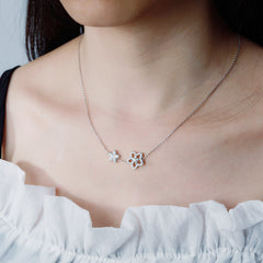 S925 Silver Star Pendant Necklace