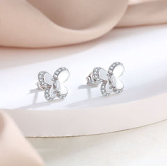 S925 Silver Minimalist Butterfly Earrings