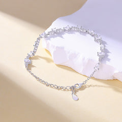 S925 CZ Tennis Bracelet - Luxe Diamond Jewelry