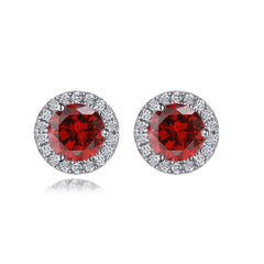 S925 Zodiac CZ Earrings - Birthstone Jewelry