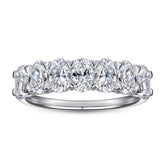 925 Silver Full Pavé Birthstone Ring