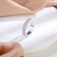 925 Silver Starry Full Eternity Band